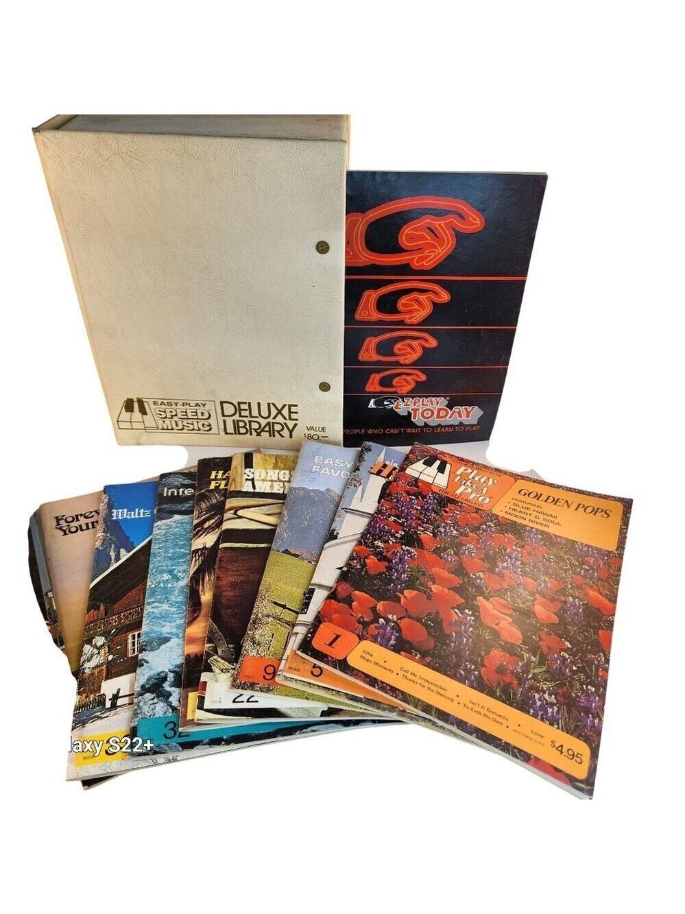 Easy Play Speed Music Songbooks Deluxe Collection Guitar Piano Organ